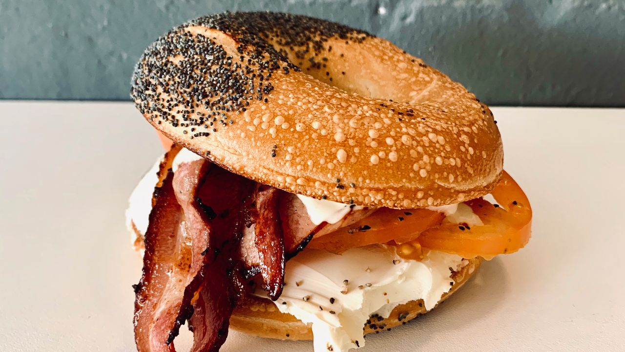 5. Bacon, Tomato, Plain Cream Cheese, and Smokey Chipotle Mayo