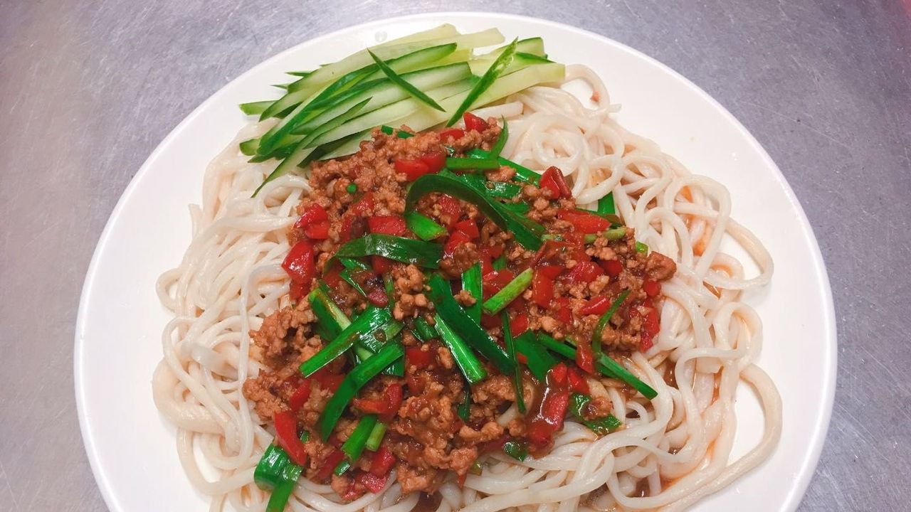 59. Hand Made Noodles with Soya Bean Paste