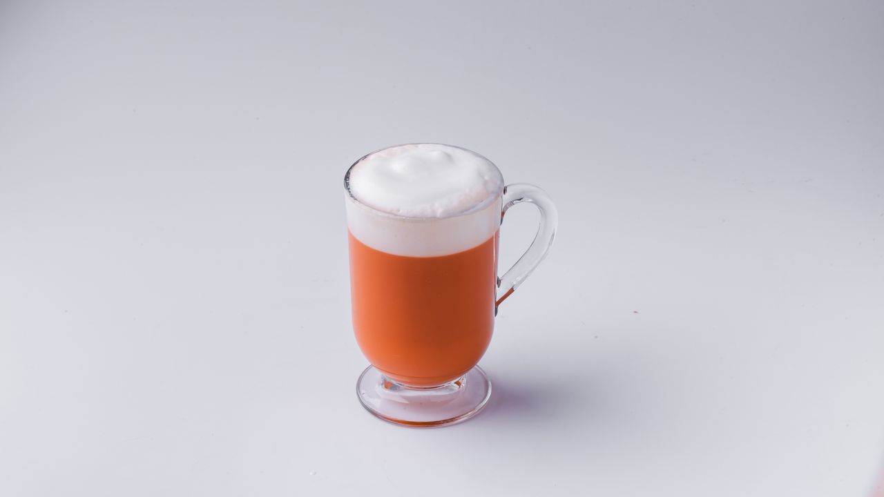 2. Hot Thai Milk Tea