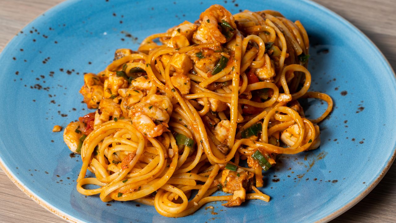 Gamberi e Peperoncino Pasta