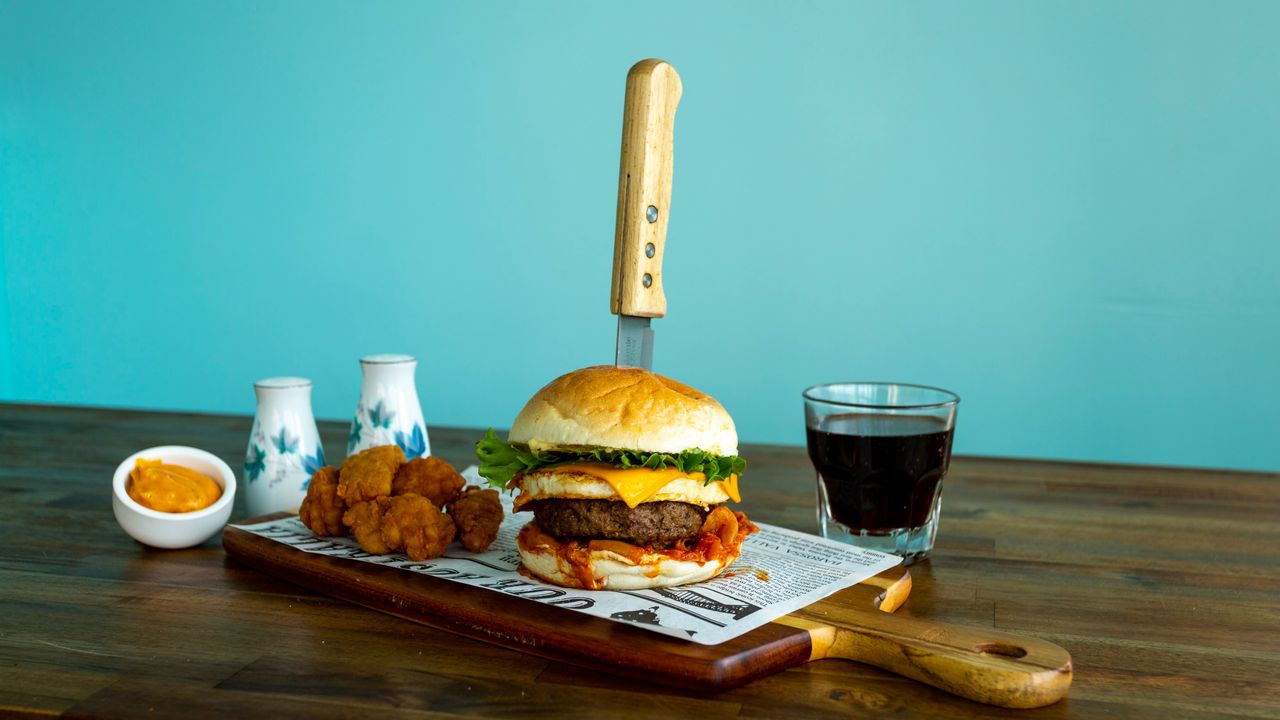 Kimchi Beef Burger