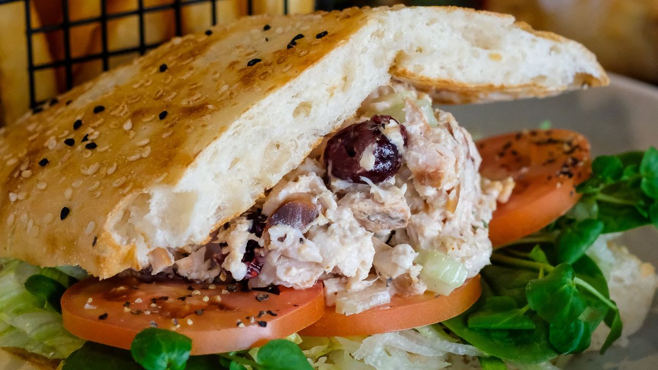 Smoked Chicken Salad Sandwich