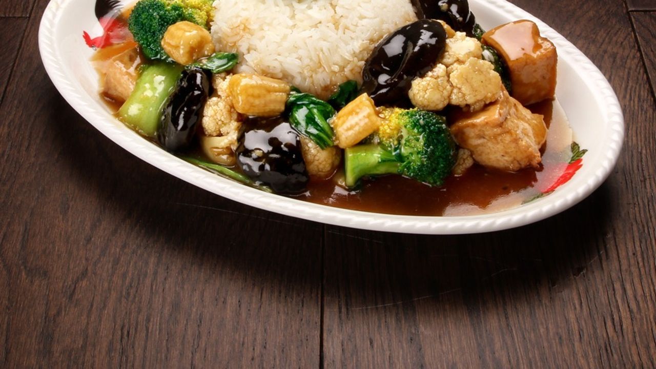 Beancurd & Vegetables with Rice