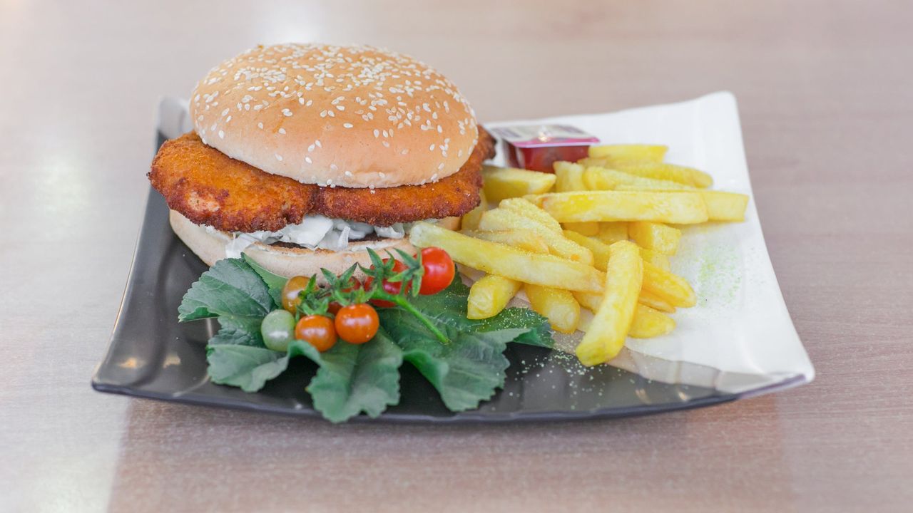 Chicken Schnitzel Burger