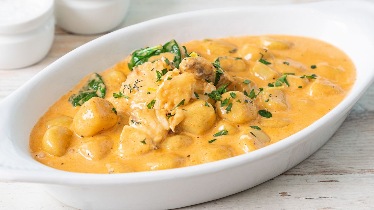 Creamy Lobster & Barramundi