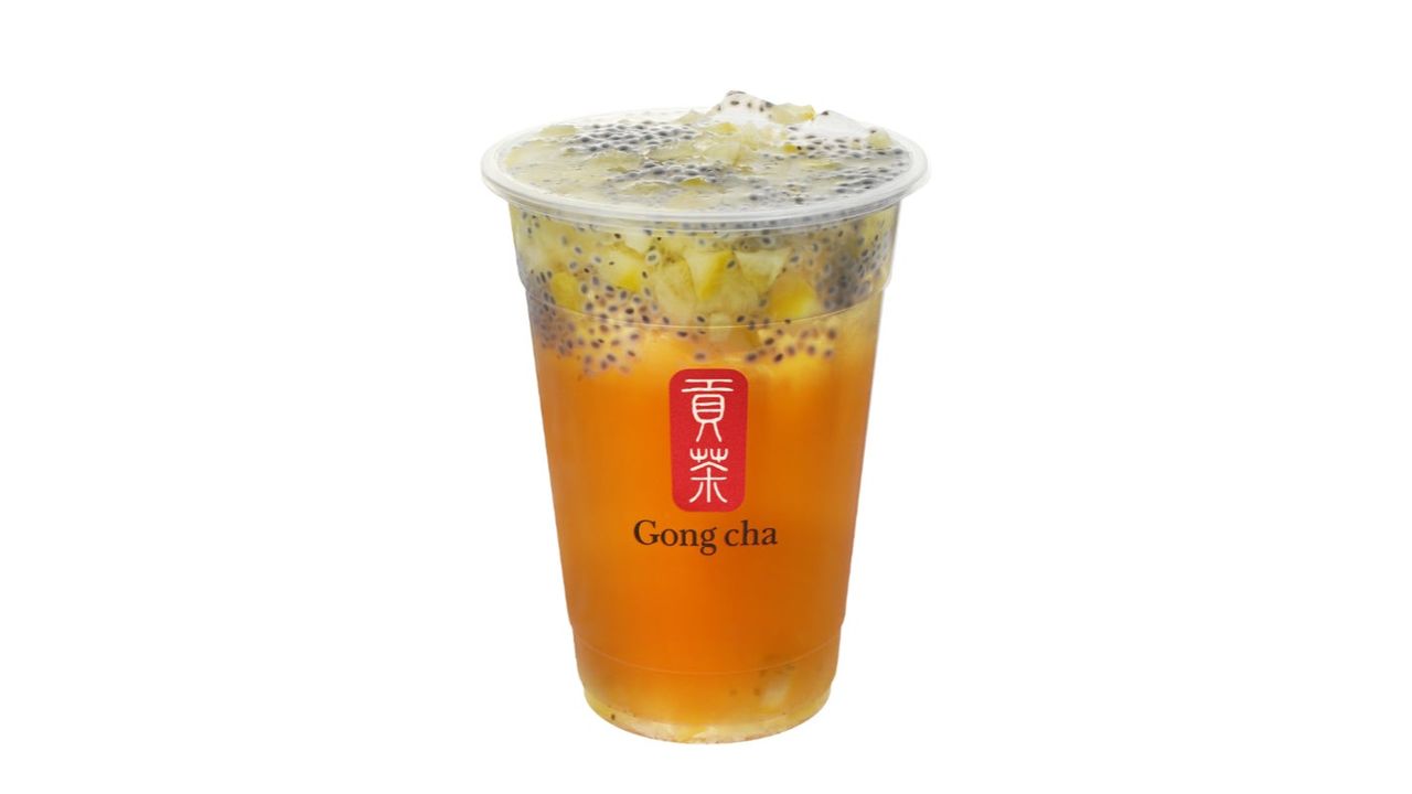 Lemon Roasted Melon Tea with Basil Seed