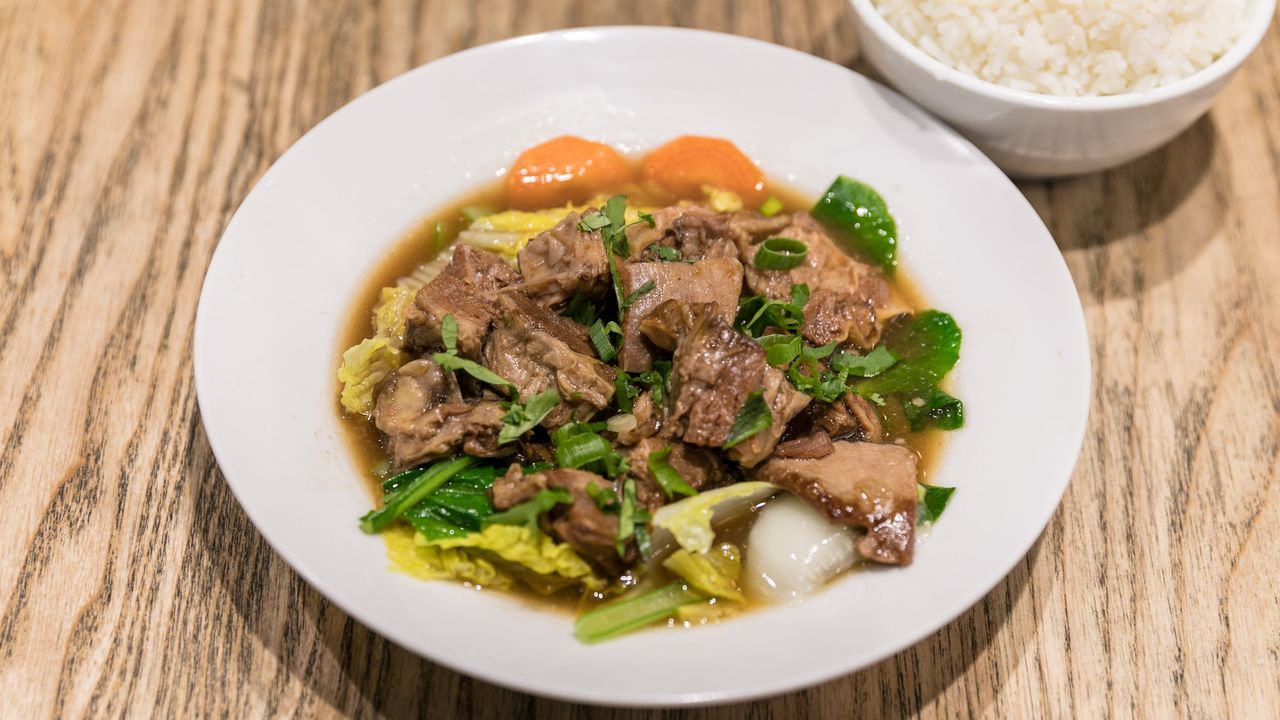 Stewed Beef with Rice