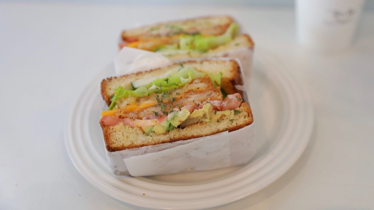 Vegetable Brioche Sandwich