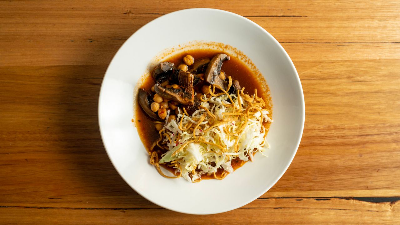 Mushroom & Chickpea Pozole Rojo