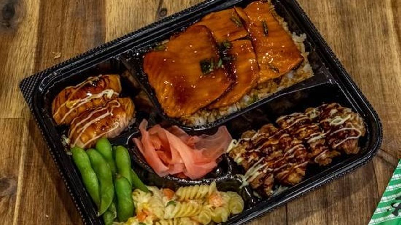Salmon Bento