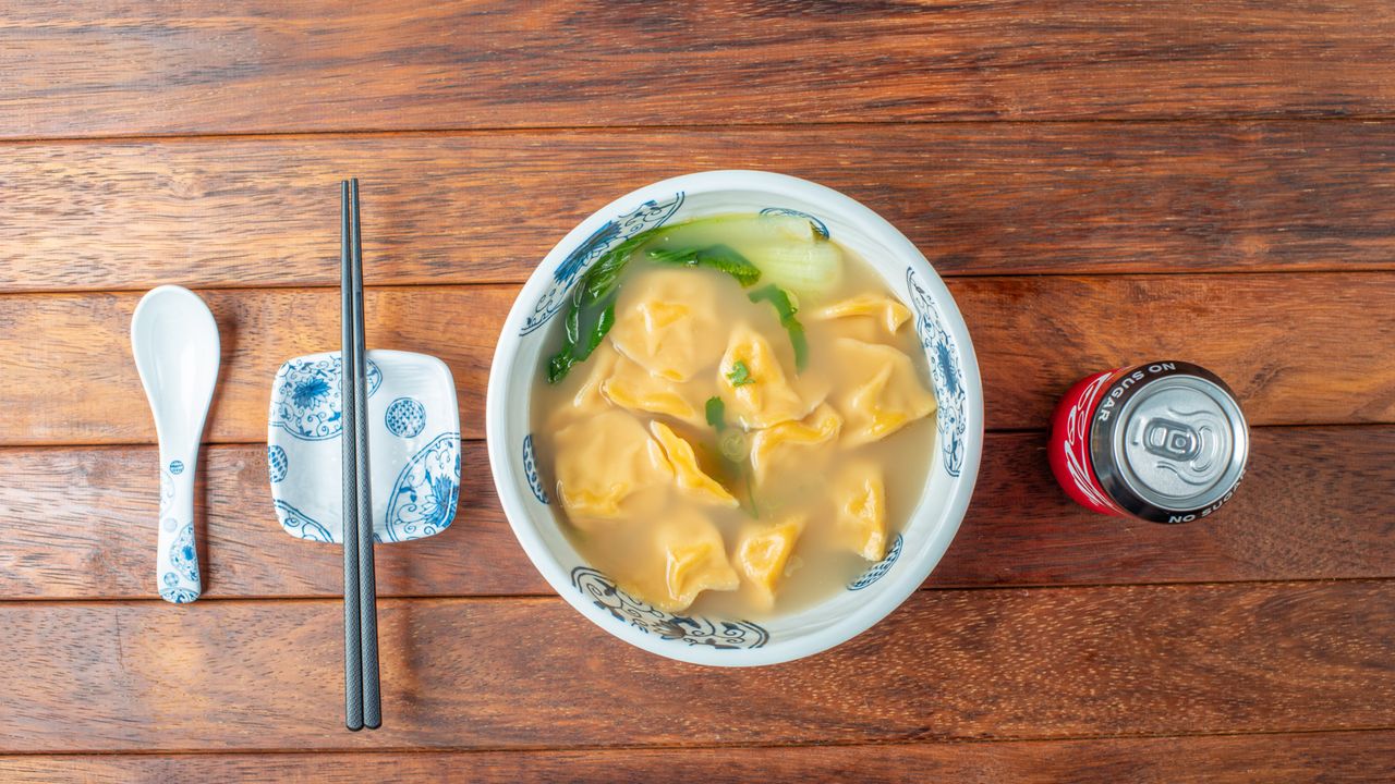 Prawn Pork Dumplings Soup (12)