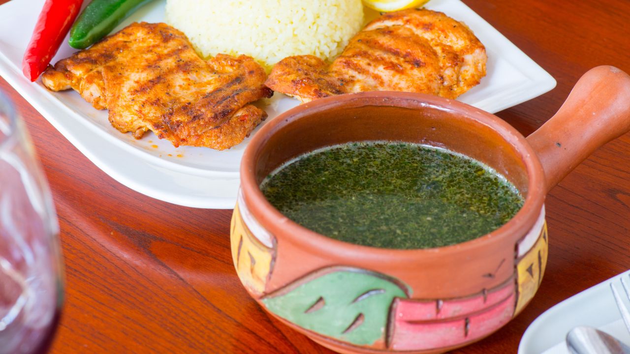 Molokheya & Chicken