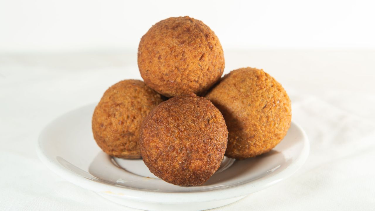 Falafel on a Plate