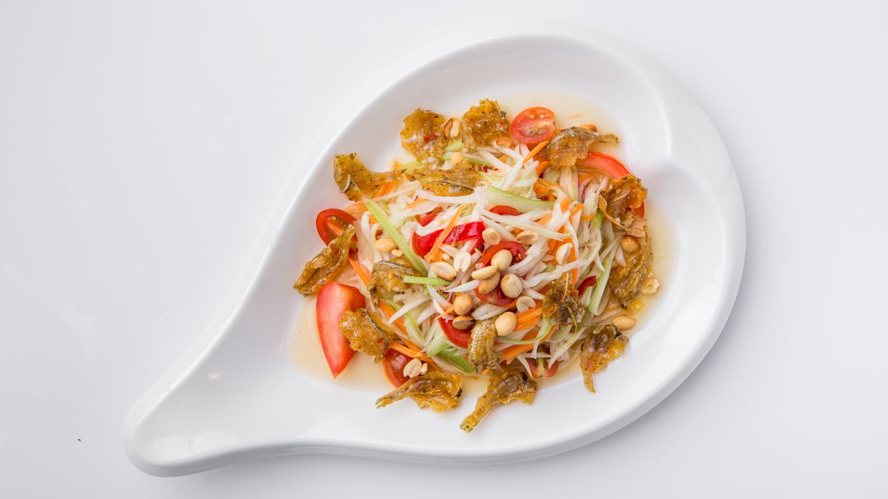 65. Papaya Salad with Fish