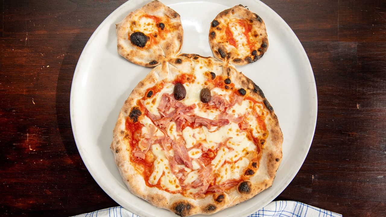Kid’s Mickey Mouse Pizza
