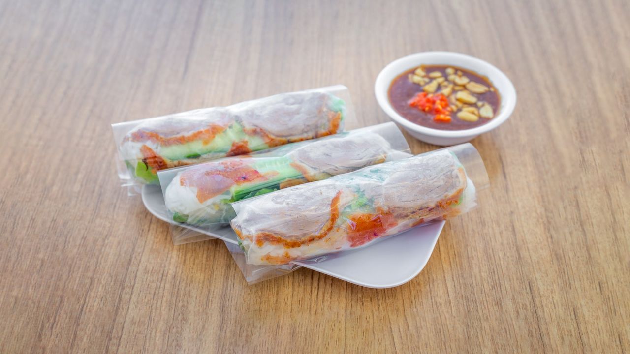 Duck Rice Paper Rolls