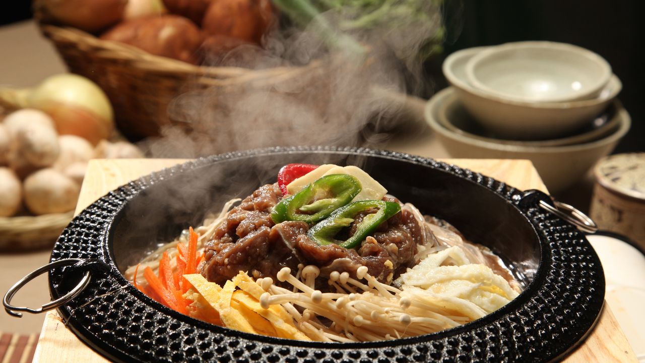 Beef and Mushroom Hot Pot