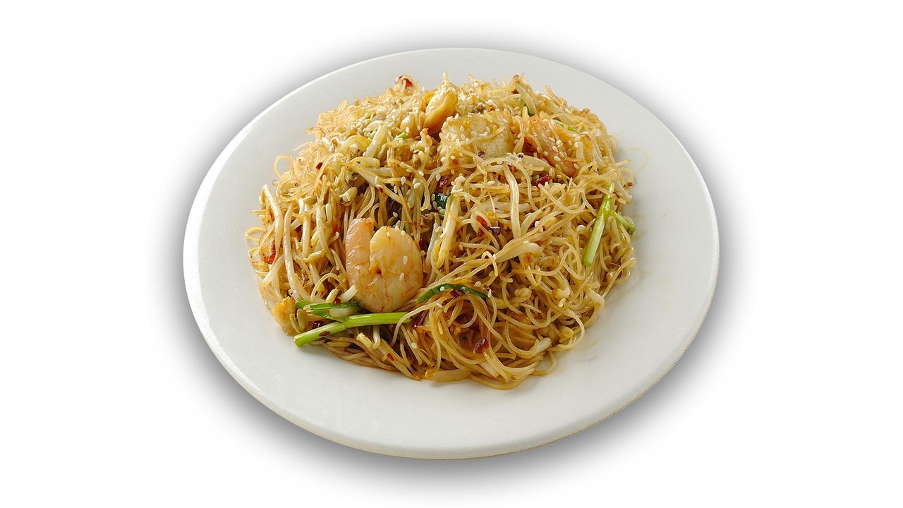 Fried Vermicelli with Seafood & X.O. Sauce 🌶️🌶️