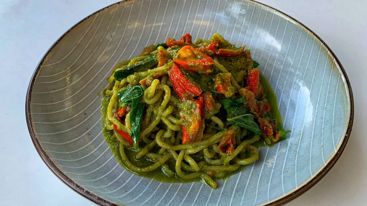 Spaghetti Al Pesto
