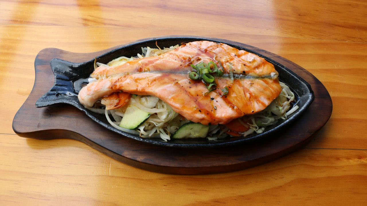 Char Grilled Salmon Teriyaki