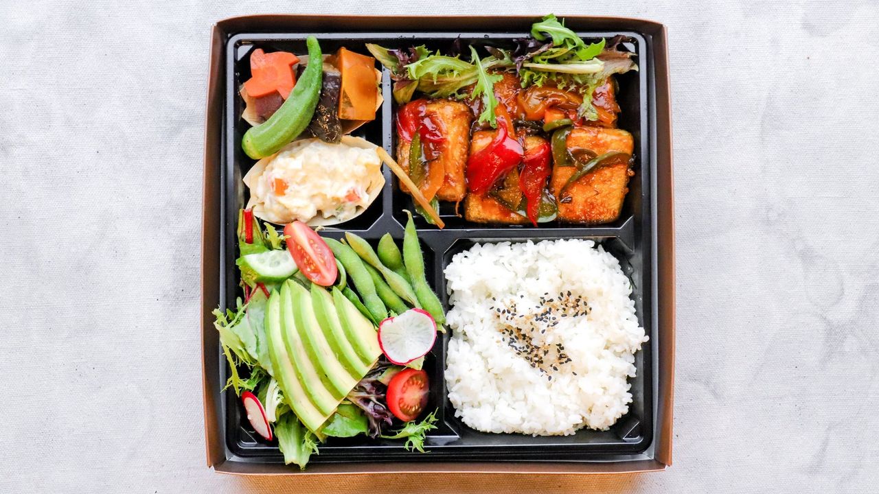 Teriyaki Tofu Daruma Bento