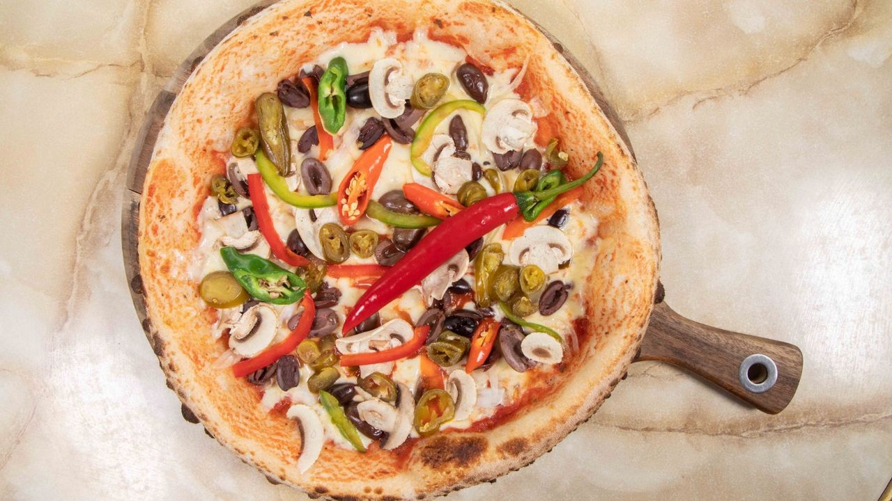 Spicy Vegetarian Pizza
