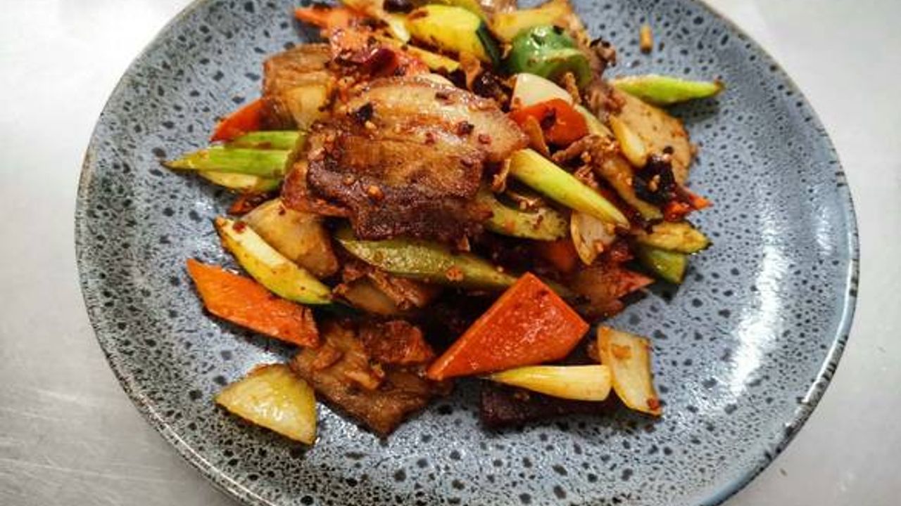 Double-cooked Pork slices(Spicy)(750ml)回鍋肉