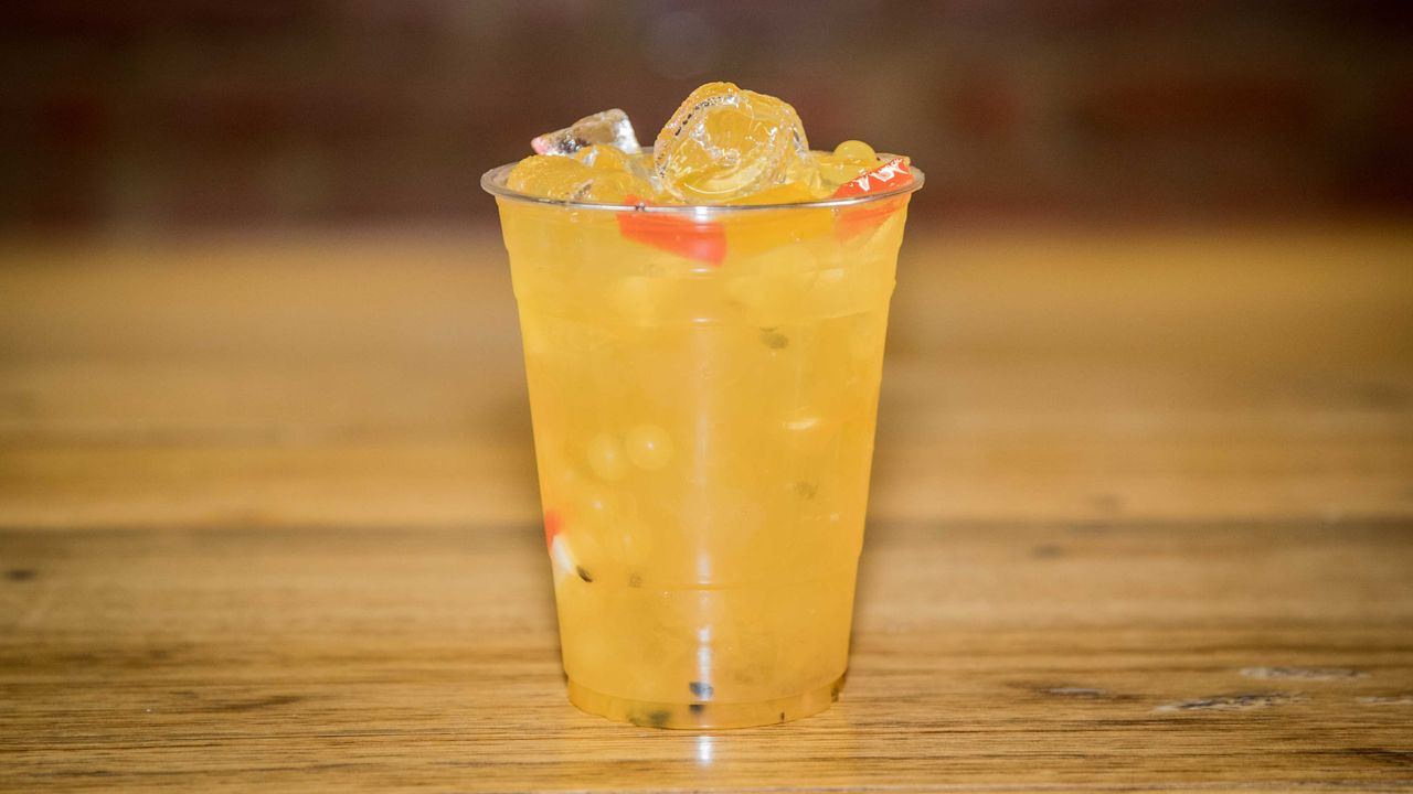 Homemade Mango Iced Tea