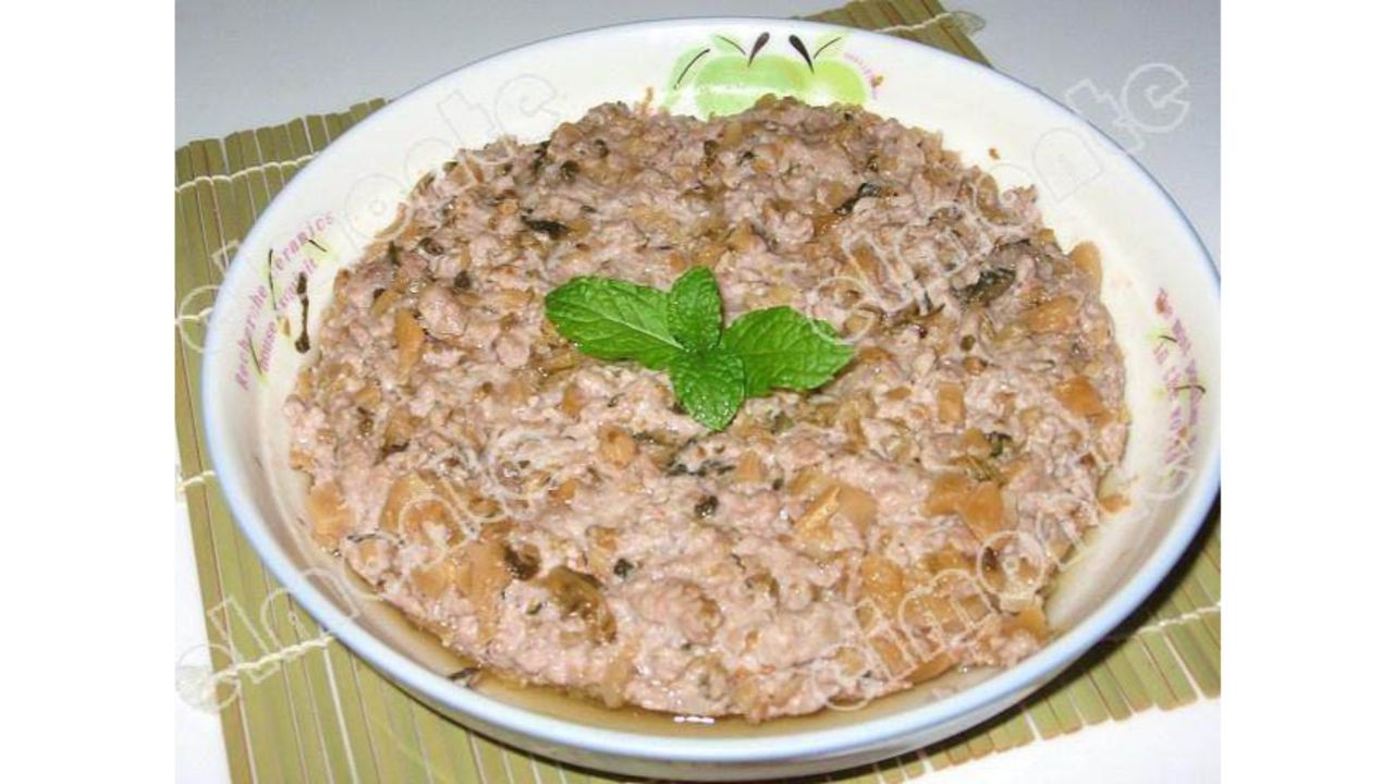 Steamed Minced Pork with Preserved Vegetables