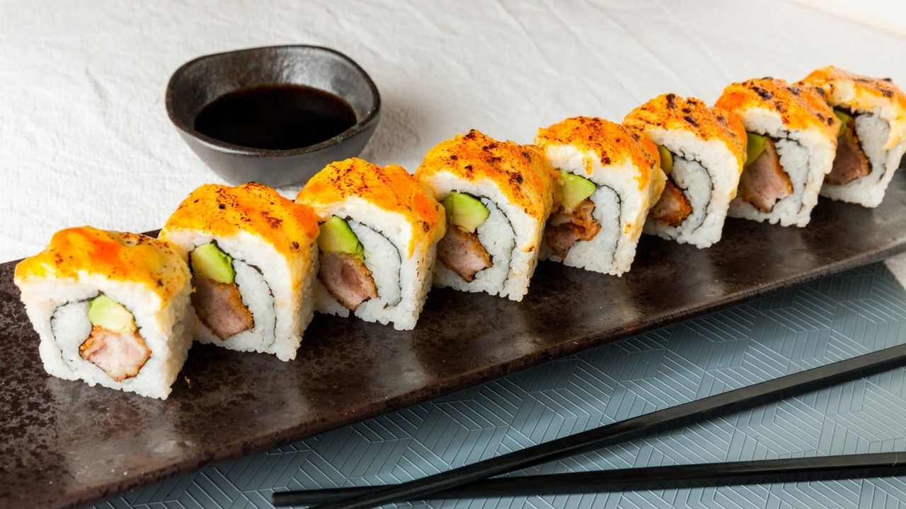Pork Tonkatsu Sushi Roll