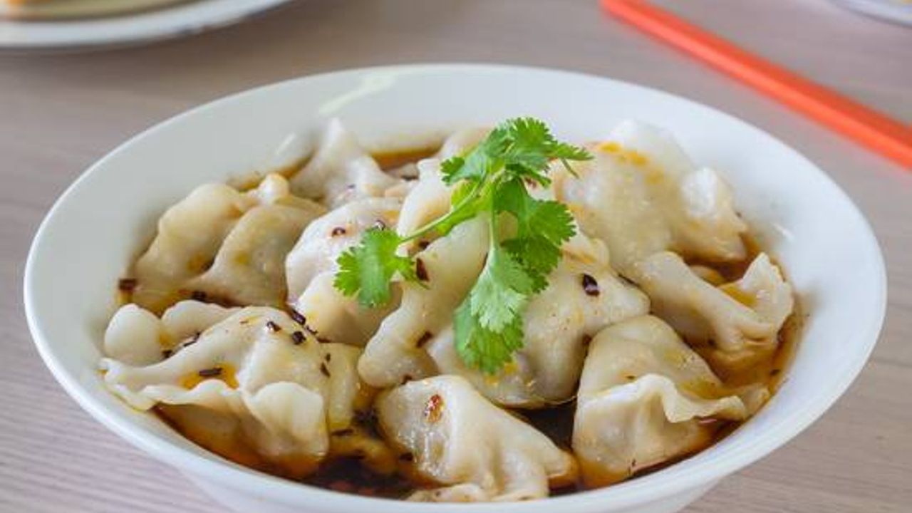 J5. King Prawn Pork and Chives Dumplings 12 Pieces