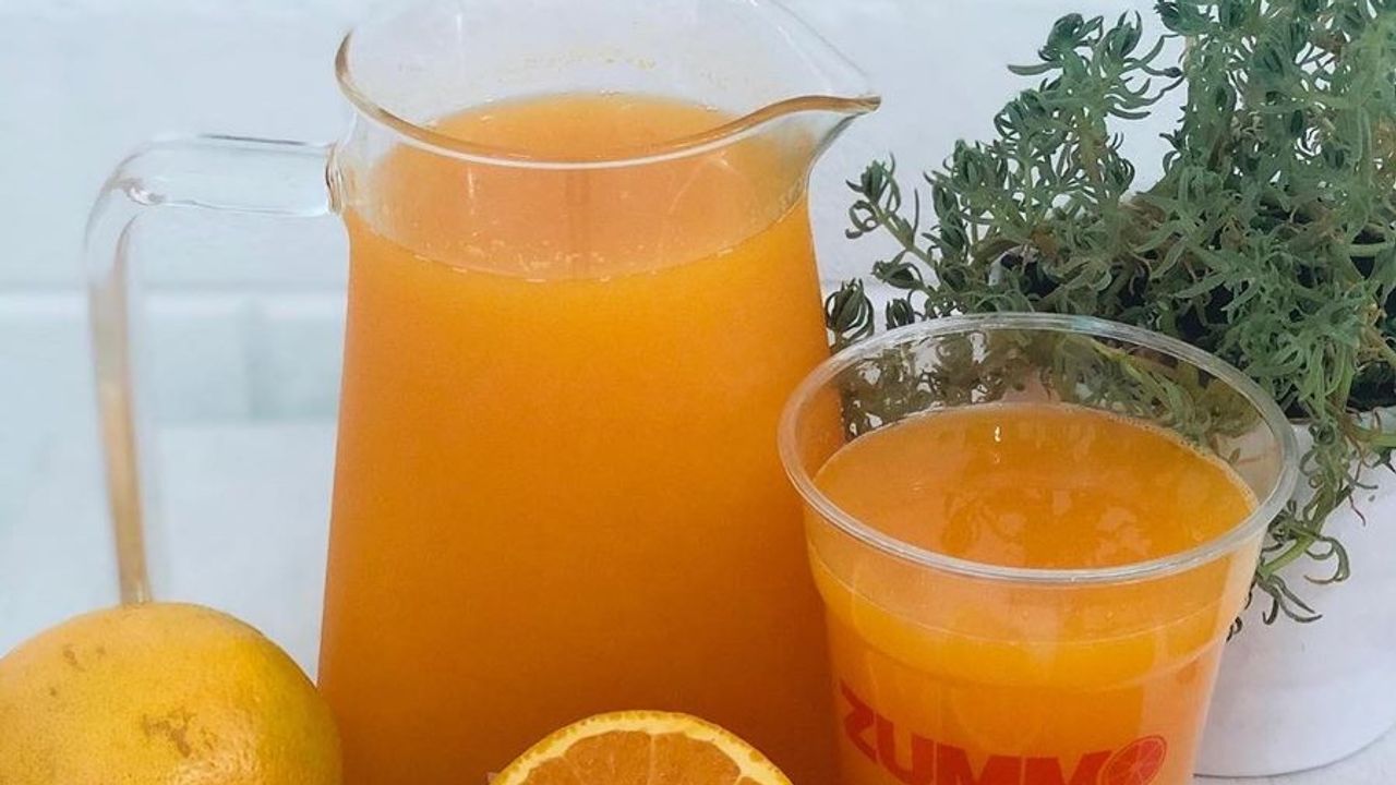 Freshly Cold Pressed Orange Juice
