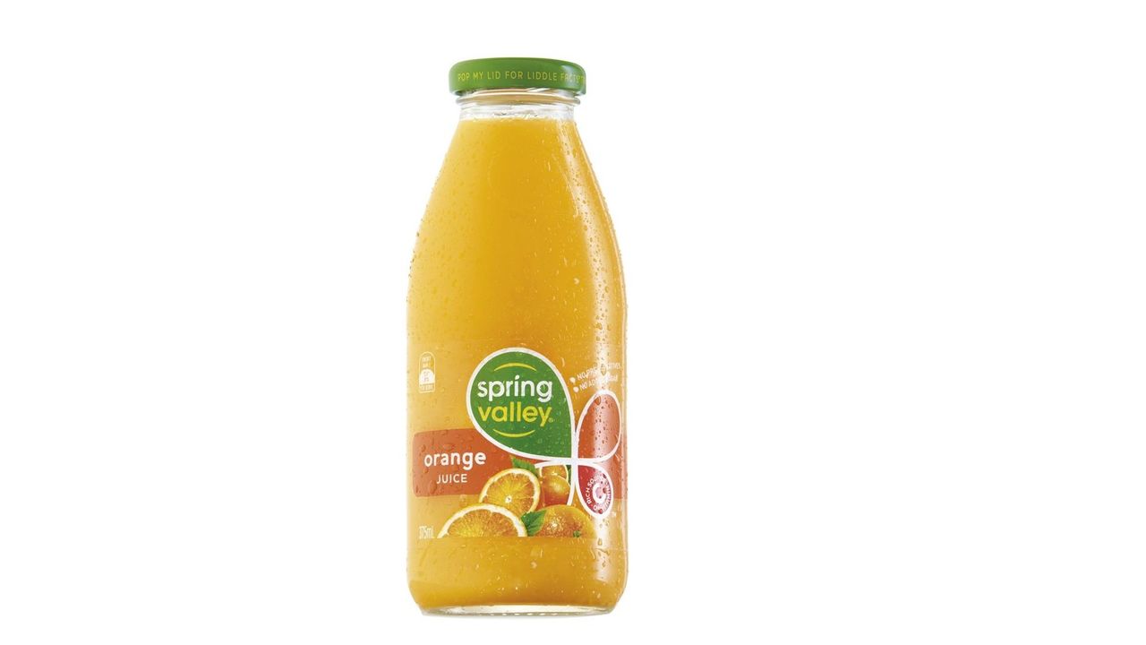 Orange Juice Spring Valley (350 Ml.)