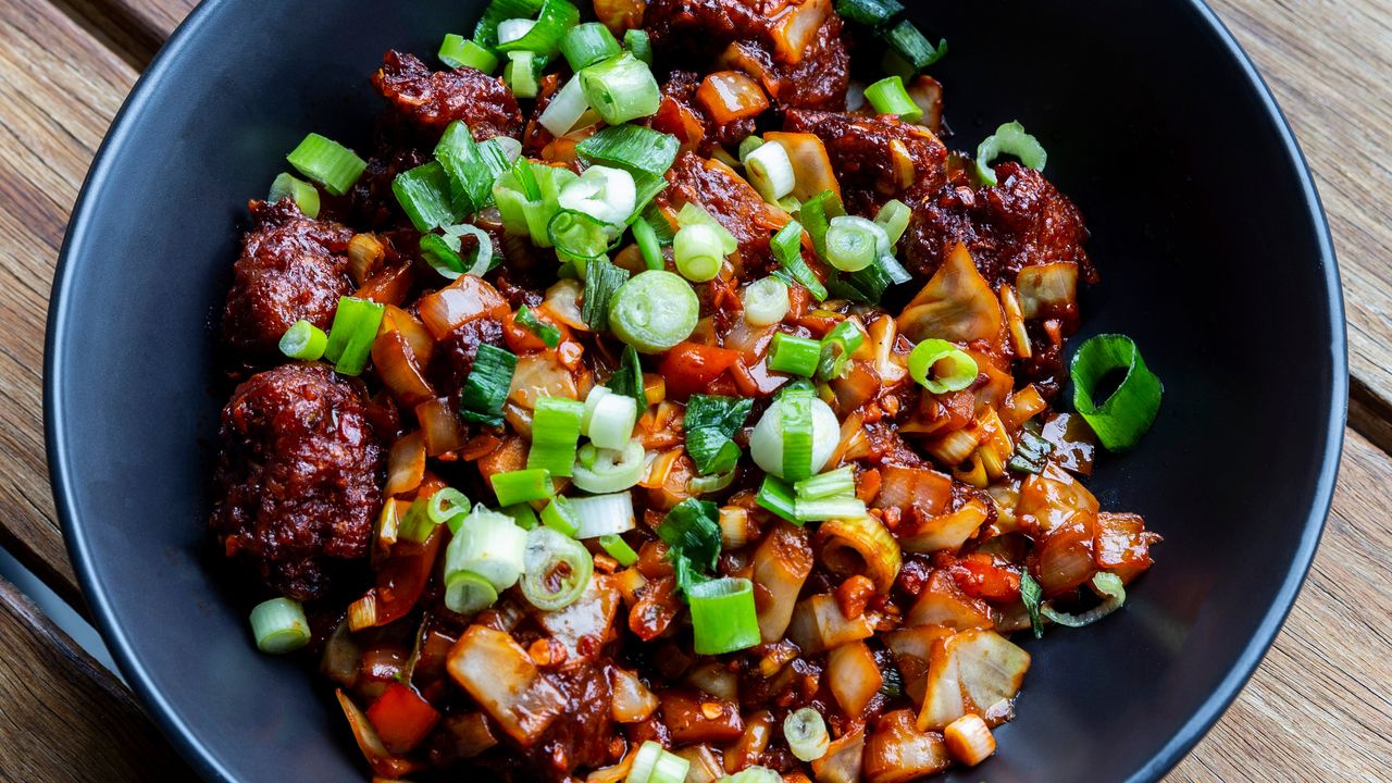 Veg Manchurian Dry (V)