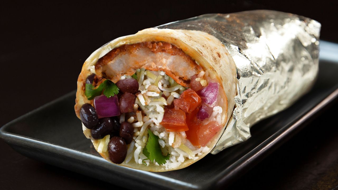 Crispy Fish Burrito