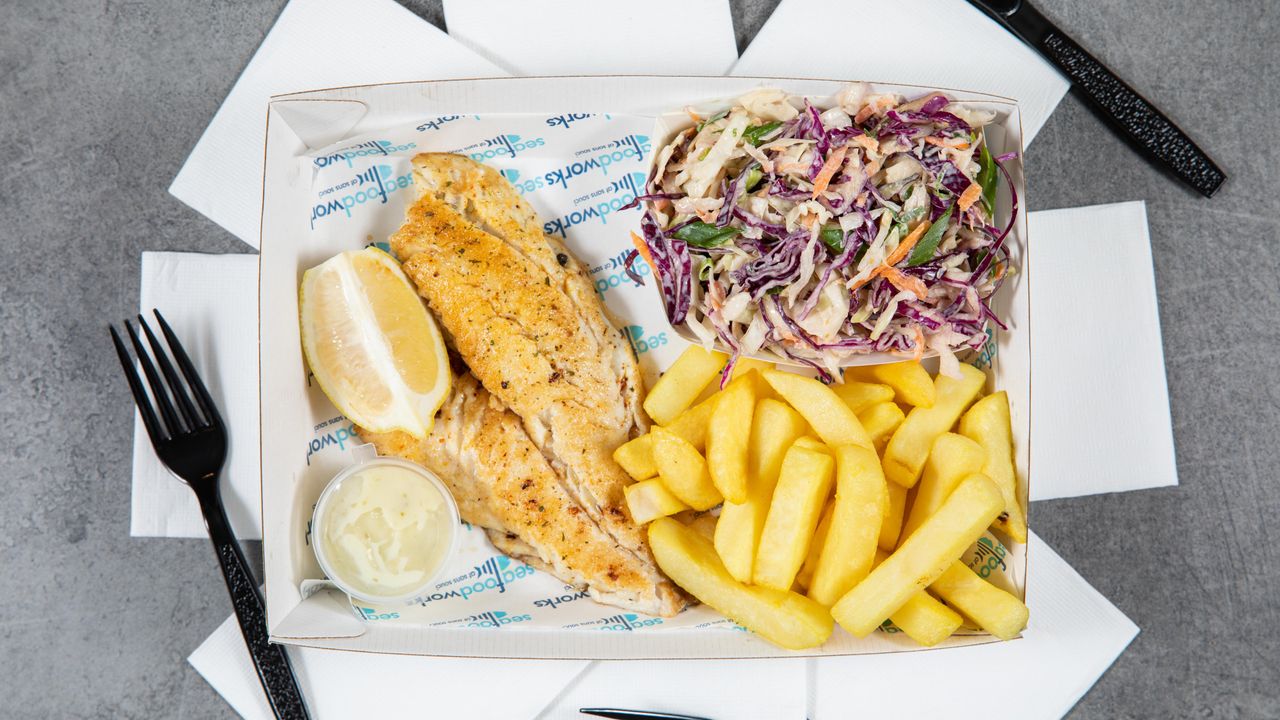 Whole Fresh Snapper (Coleslaw Salad)