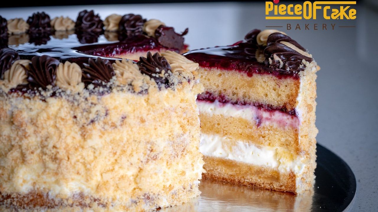 Apple and Boysenberry Cake