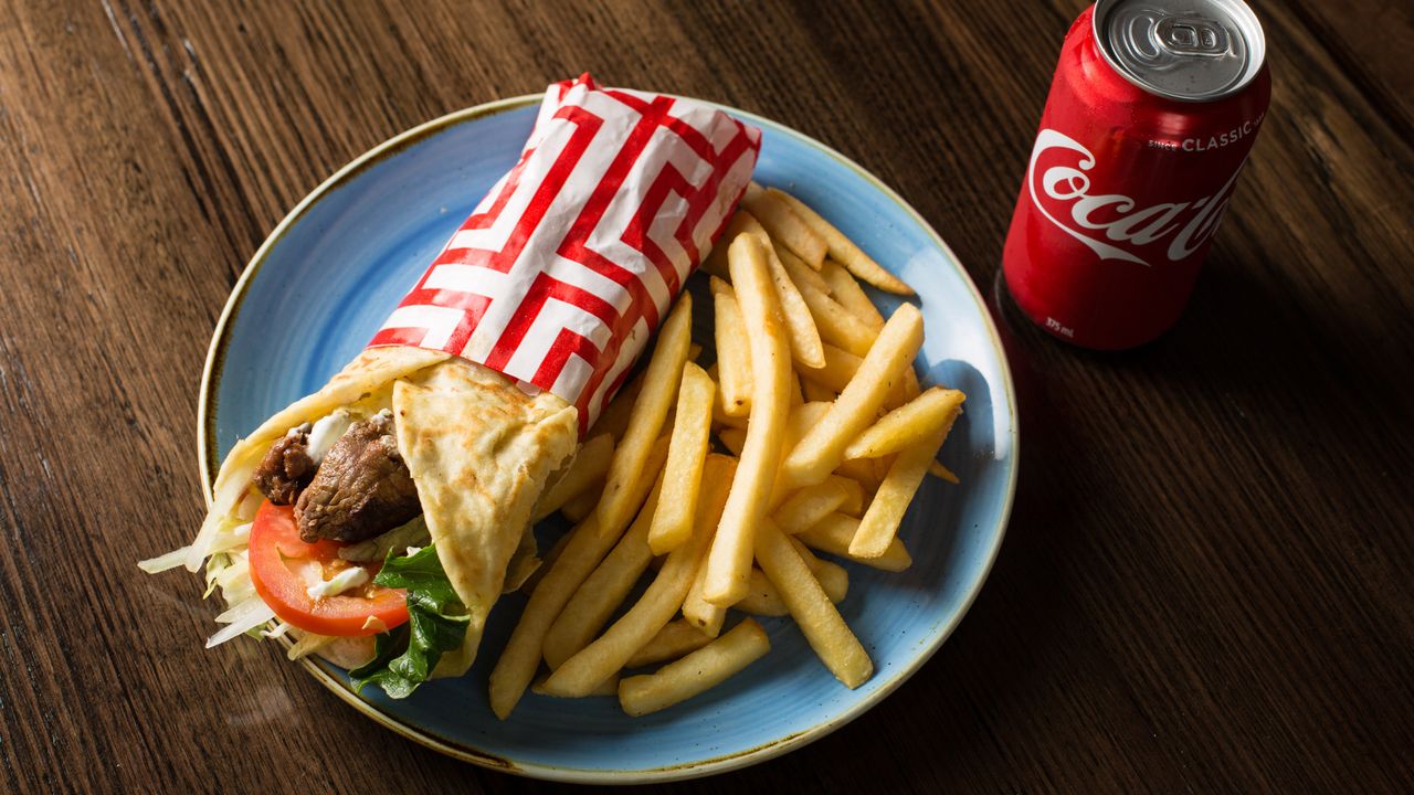 Lamb Fillet Souvlaki Combo
