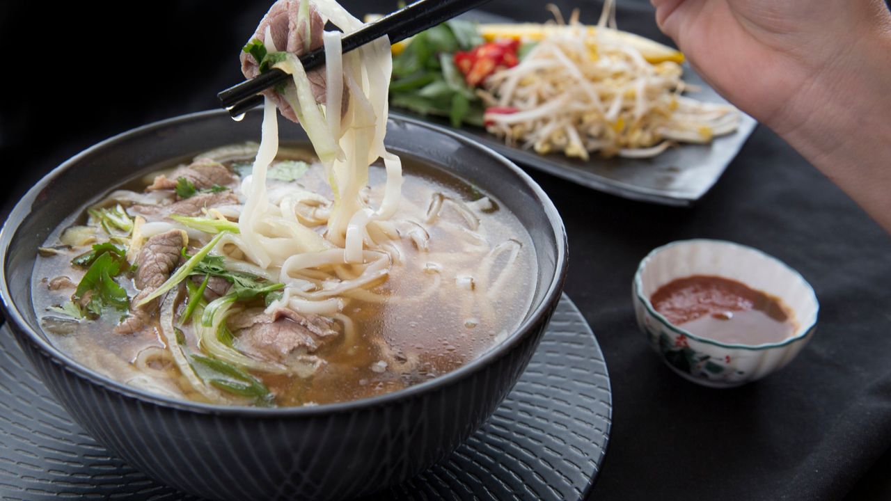 Premium Beef Rice Noodle Soup - Pho Bo