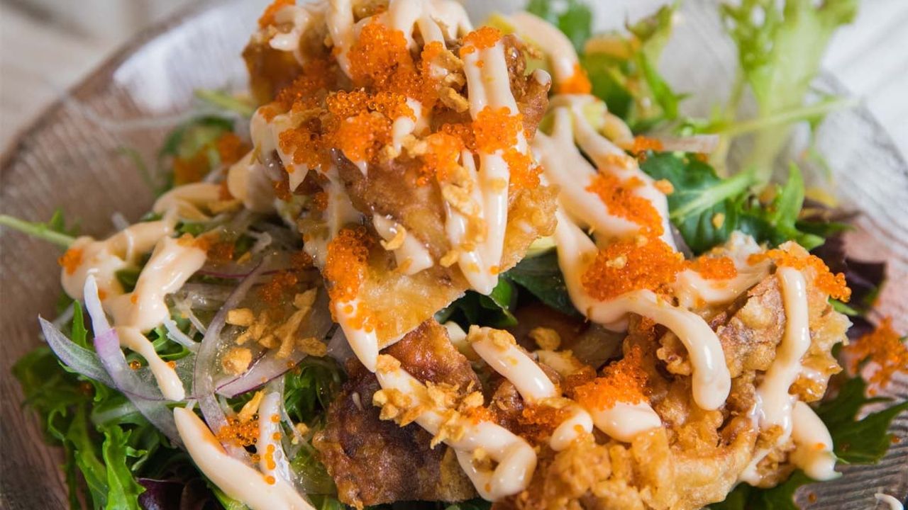 Soft Shell Crab Salad
