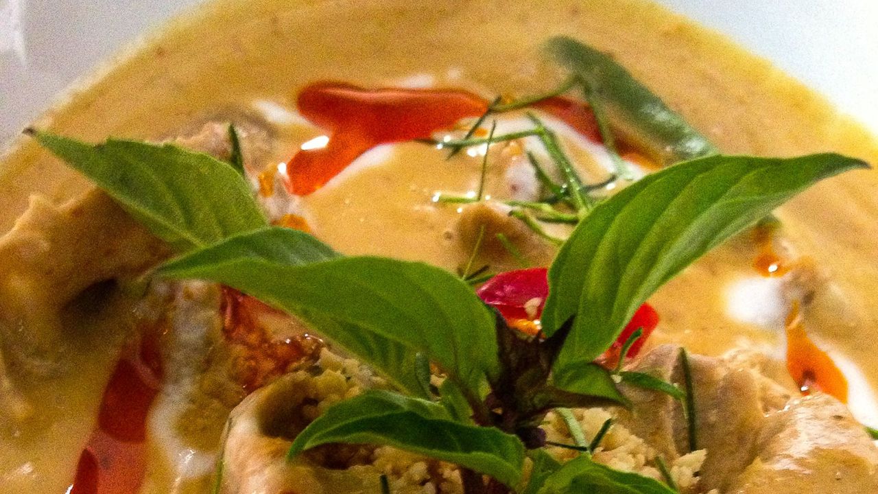 Panang Curry with Rice