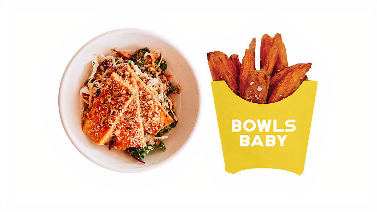 Lord Tofu Bowl (Ve) & Sweet Potato Chips