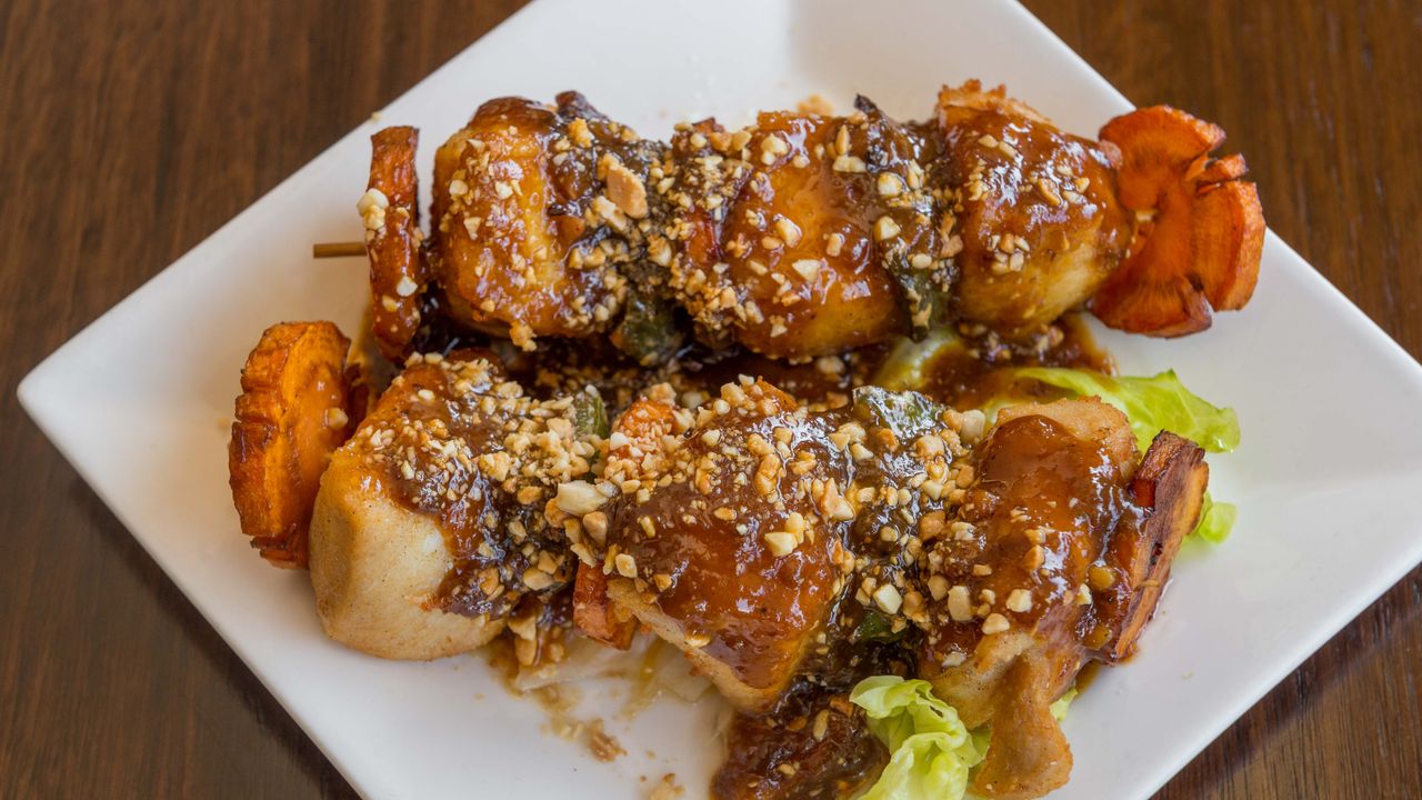 16. Chicken Satay Skewers