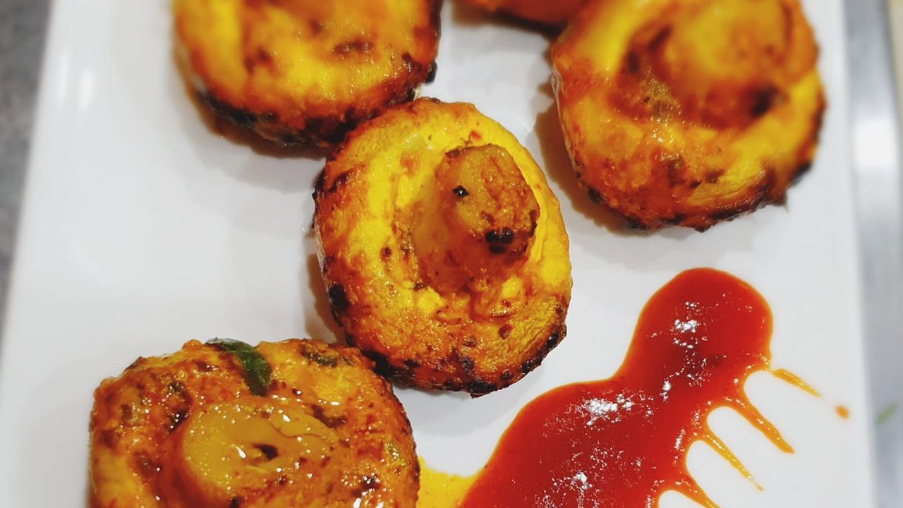 Tandoori Mushrooms (Veg.)