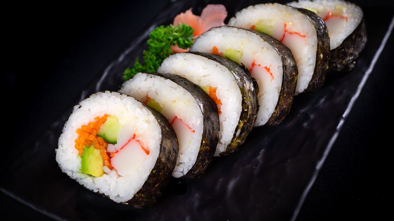 Crab Meat California Rolls