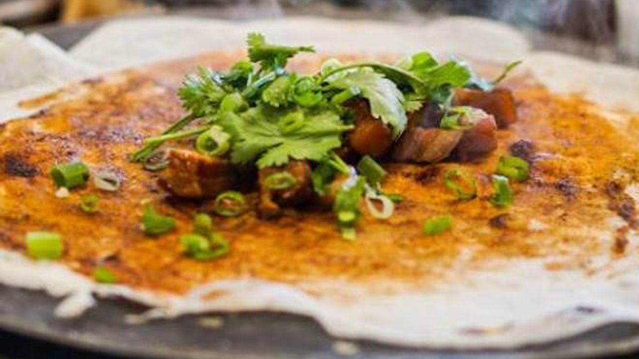 Braised Pork Belly Jianbing