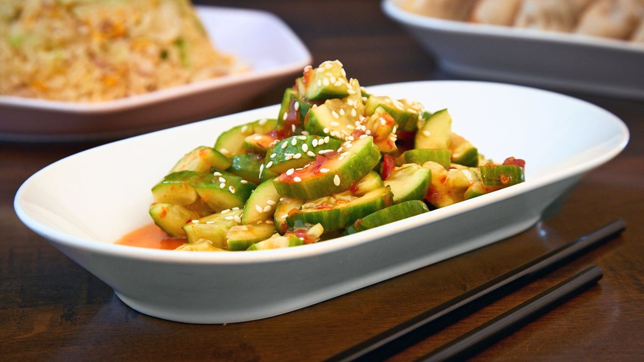 Cucumber Salad in Vinaigrette Dressing (Cold)