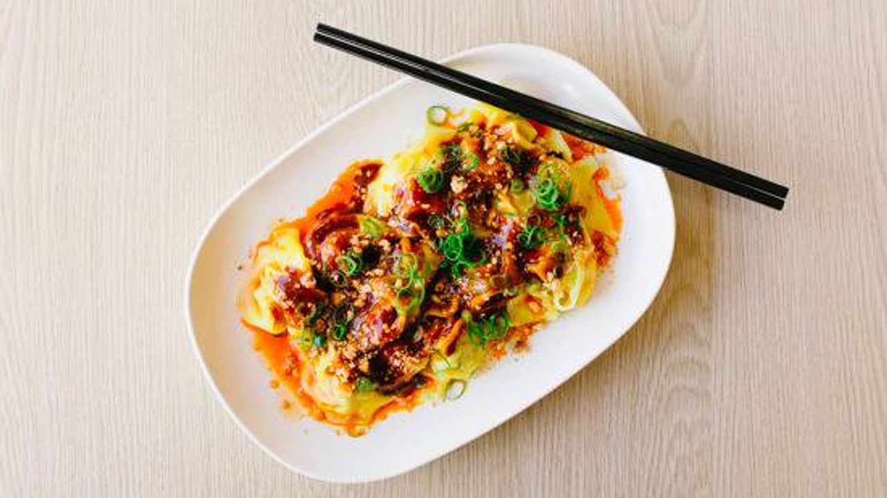 Pork and Prawn Wonton in Spice Sauce