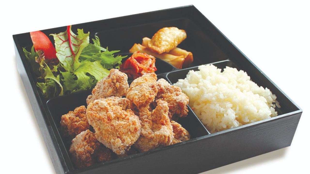 Butter Garlic Korean Fried Chicken Bento