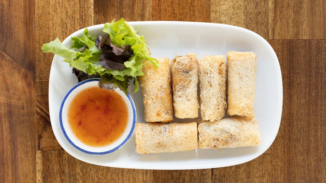 Crab and Shrimp Spring Rolls